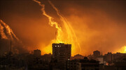 غزہ شہر پر گزشتہ شب ہونے والے حملوں میں متعدد شہید اور زخمی