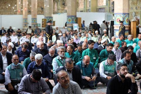 تصاویر / مراسم ترحیم برادر تولیت مسجد مقدس جمکران برگزار شد