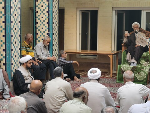 برگزاری مراسم اربعین شهدای خدمت در محل مدیریت حوزه علمیه استان یزد