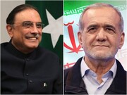 صدر پاکستان آصف علی زرداری کی نومنتخب ایرانی صدر کو مبارکباد