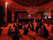 تصاویر/ مراسم شب اول دهه محرم در حسینیه بزرگ سنندج