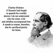 How World Intellectual Charles Dickens describes Imam Hussein