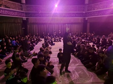 فیلم|مراسم عزاداری محرم در مسجد امام حسین (ع) کامیاران