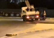فیلم | برخورد نیروهای رژیم بحرین با شعائر حسینی