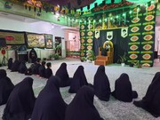 تصاویر/ مراسم عزاداری شب ششم محرم در مدرسه علمیه حضرت رقیه س برازجان