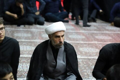 تصاویر/ مراسم عزاداری دهه اول محرم در مدرسه علمیه امام باقر (ع) کامیاران