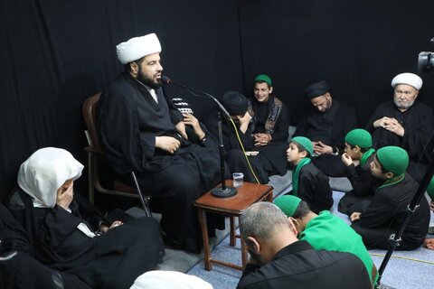 مشاهد من المجلس السّنويّ لشهر المحرّم الحرام بحضور سماحة المرجع النّجفيّ