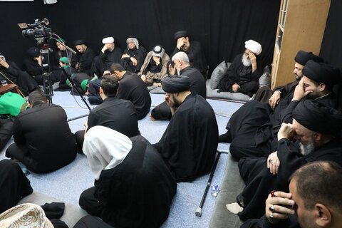 مشاهد من المجلس السّنويّ لشهر المحرّم الحرام بحضور سماحة المرجع النّجفيّ