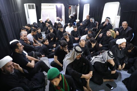 مشاهد من المجلس السّنويّ لشهر المحرّم الحرام بحضور سماحة المرجع النّجفيّ