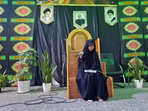گزارش تصویری مراسم عزاداری محرم در مدرسه علمیه حضرت رقیه س برازجان