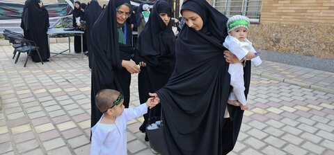 مراسم شیرخوارگان حسینی در حسینیه ثارالله سپاه انصارالحسین علیه‌السلام همدان