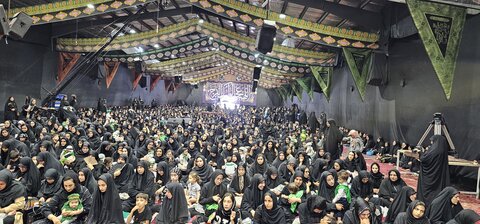 مراسم شیرخوارگان حسینی در حسینیه ثارالله سپاه انصارالحسین علیه‌السلام همدان