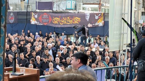 تصاویر/ اجتماع بزرگ عزاداران حسینی در شهرستان گرمی
