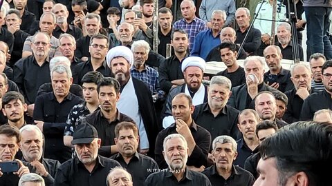 تصاویر/ اجتماع بزرگ عزاداران حسینی در شهرستان گرمی