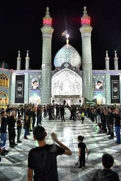 فیلم |عزاداری هیئت موسی بی جعفر(ع) آران و بیدگل در آستان محمد هلال بن علی(ع)