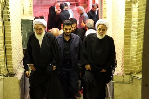 تصاویر/ اقامه مجلس عزای حسینی(ع) در مسجد حاج شهبازخان کرمانشاه