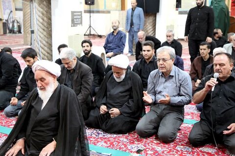 تصاویر/ اقامه مجلس عزای حسینی(ع) در مسجد حاج شهبازخان کرمانشاه