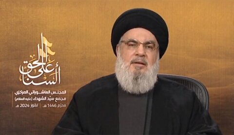 السيد نصرالله: سنخرج جميعاً مرفوعي الرؤوس من معركة طوفان الأقصى