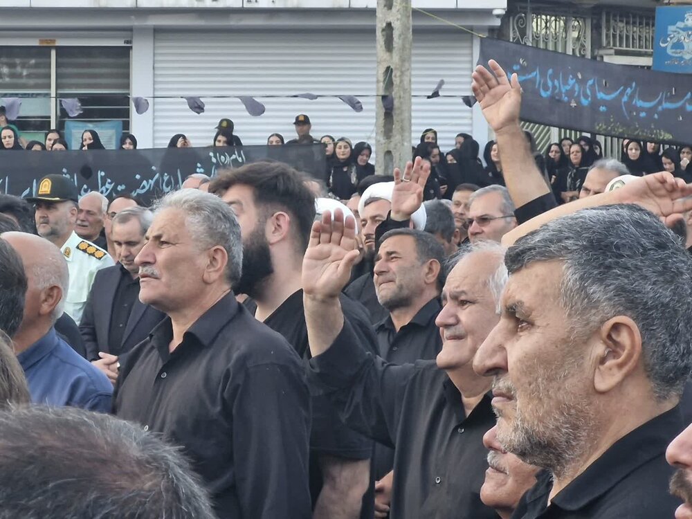 تصاویر/ تجمع عزاداران حسینی بیله سوار