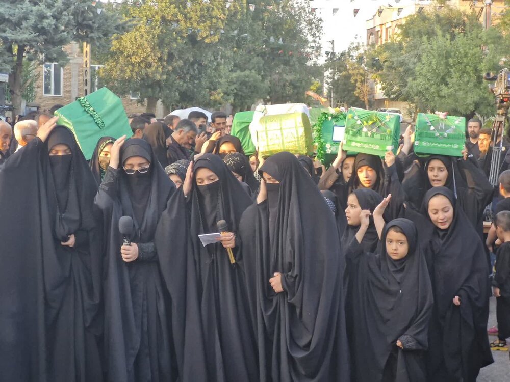 تصاویر/ تجمع عزاداران حسینی بیله سوار