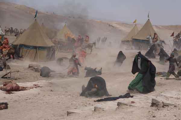 Ali (as) pleurant les martyrs de Karbala