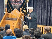 علامہ شبیر میثمی کا امام بارگاہ بقیة الله کراچی میں انتظامات کا جائزہ اور خطاب