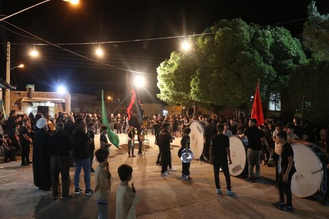 تصاویر | حجت الاسلام هادوی امام جمعه شهرستان جلفا در مراسم عزاداری دهستان های جلفا