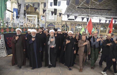 تصاویر| مراسم سوگواری و عزاداری هشتمین روز محرم ۱۴۰۳ در مسجد شهدای شیراز