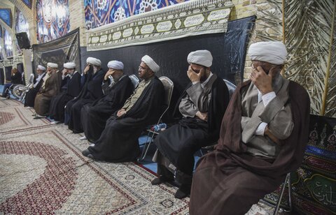 تصاویر| مراسم سوگواری و عزاداری هشتمین روز محرم ۱۴۰۳ در مسجد شهدای شیراز