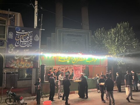 تصاویر / حضور امام جمعه صائین قلعه در مراسم عزاداری این شهرستان