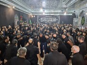 فیلم | مراسم تاسوعای حسینی در قمصر پایتخت گل وگلاب ایران