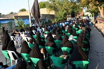 تصاویر/  تجمع بزرگ فرهنگیان حسینی شهرستان سلماس