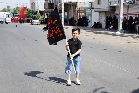 تصاویر/ عزاداری مردم تکاب در تاسوعای حسینی
