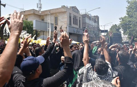 تصاویر/مراسم تاسوعای حسینی در شهر سنندج