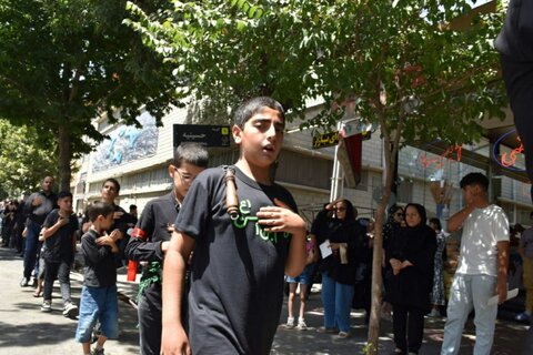 تصاویر/مراسم تاسوعای حسینی در شهر سنندج