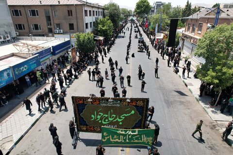 تصاویر/ عزاداری مردم ارومیه در تاسوعای حسینی