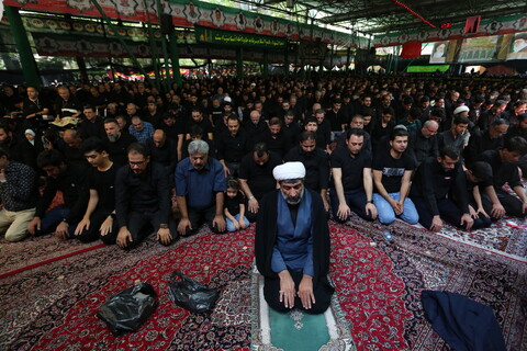 عزاداری ظهر تاسوعای حسینی در آسایشگاه جانبازان شهید مطهری اصفهان
