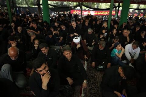 عزاداری ظهر تاسوعای حسینی در آسایشگاه جانبازان شهید مطهری اصفهان