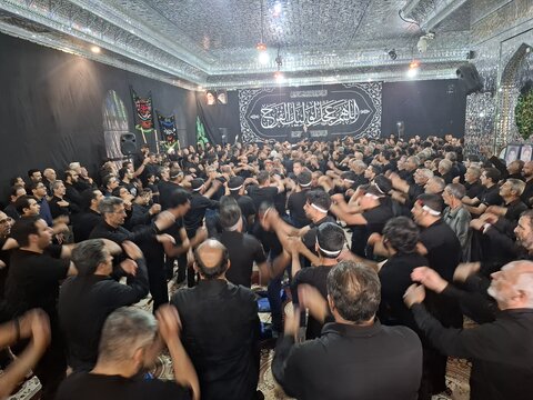 تصاویر/ مراسم تاسوعای حسینی در قمصر پایتخت گل و گلاب ایران