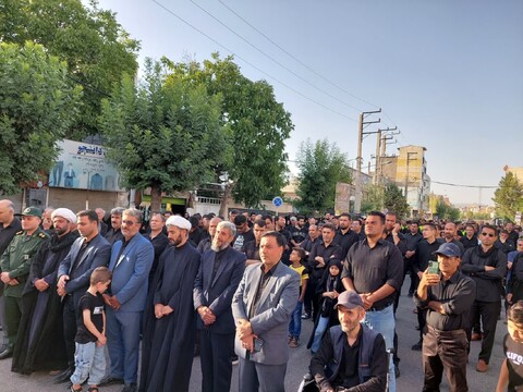 تصاویر/ تجمع عزاداران حسینی در شهرستان خرمدره