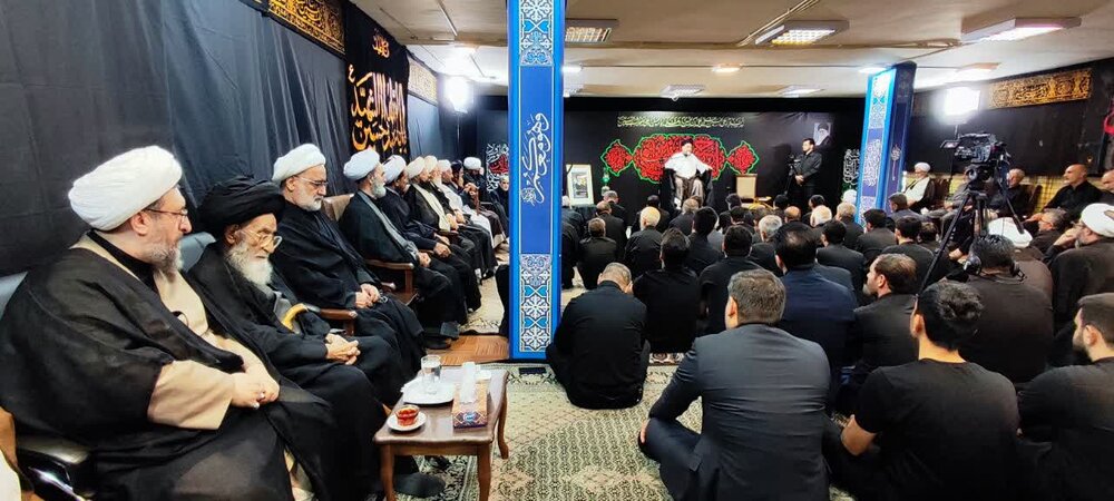 فیلم| مراسم عزاداری تاسوعای حسینی در دفتر امام جمعه تبریز