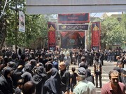 تصاویر/ مراسم سوگواری عاشورای حسینی در بازار کاشان
