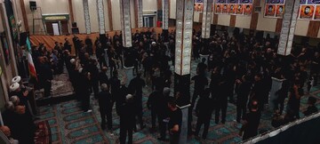 فیلم| مراسم عزاداری شب عاشورا در مسجد جامع شهر کشاورز