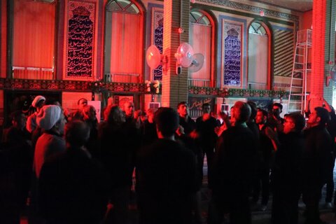 تصاویر/ مراسم عزاداری شب عاشورا در شهرستان شوط
