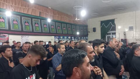 تصاویر/ برگزاری مراسم شب عاشورا حسینی در روستای کشمرز  افشاریه