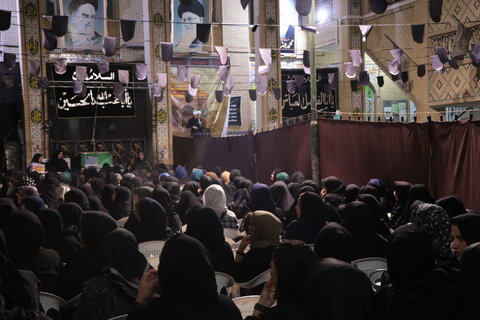 تصاویر| برپایی مراسم عزاداری شب عاشورا در مسجدالرجا شیراز