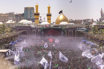 تصاویر/ آغاز مراسم عزاداری "رکضه طویریج" در کربلای معلی