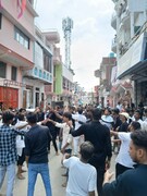 ताज़िया,अलम,जुल्ज़ना,के साथ शिया समुदाय ने किया मातम, कर्बला में ताज़िया को किया दफन