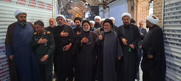 تصاویر/ عزاداری روحانیون و طلاب حوزه علمیه اردبیل