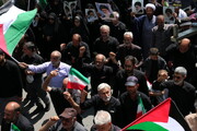 تصاویر/ راهپیمایی مردم مشهد در حمایت از مردم مظلوم غزه